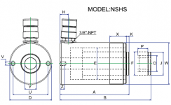 Cylindry hydrauliczne serii NSHS, NSLS, NSCS